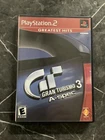 Gran Turismo 3 A-Spec PS2 (Sony PlayStation 2, 2002) With Manual And Card