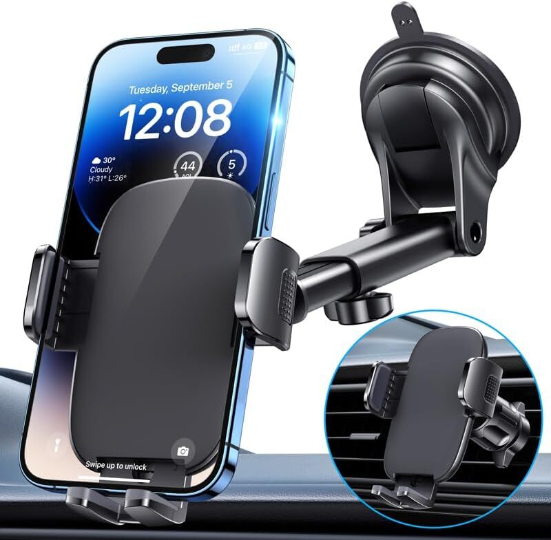 Phone Holders for Your Car Ultra Durable Suction Cell Phone Car Mount for