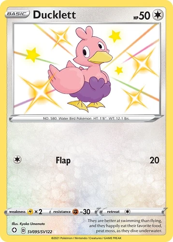 Ducklett SV095/SV122 Shining Fates: Shiny Vault