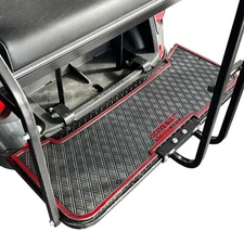 Xtreme Mats EZGO Golf Cart Rear Facing Footrest Mats for Rear Seat Kits TXT RXV