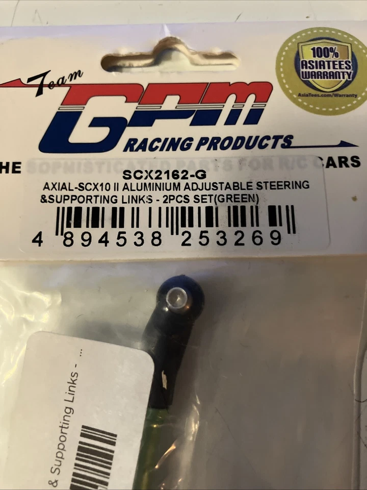 GPM Scx2162g Aluminium Adjustable Steering & Supporting Links SCX10 II - Image 3 of 4