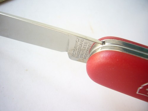 VICTORINOX SWISS ARMY KNIFE 84mm LUMBERJACK/ WALKER OLD UNUSED ROUGH NYLONHANDLE - Picture 3 of 9