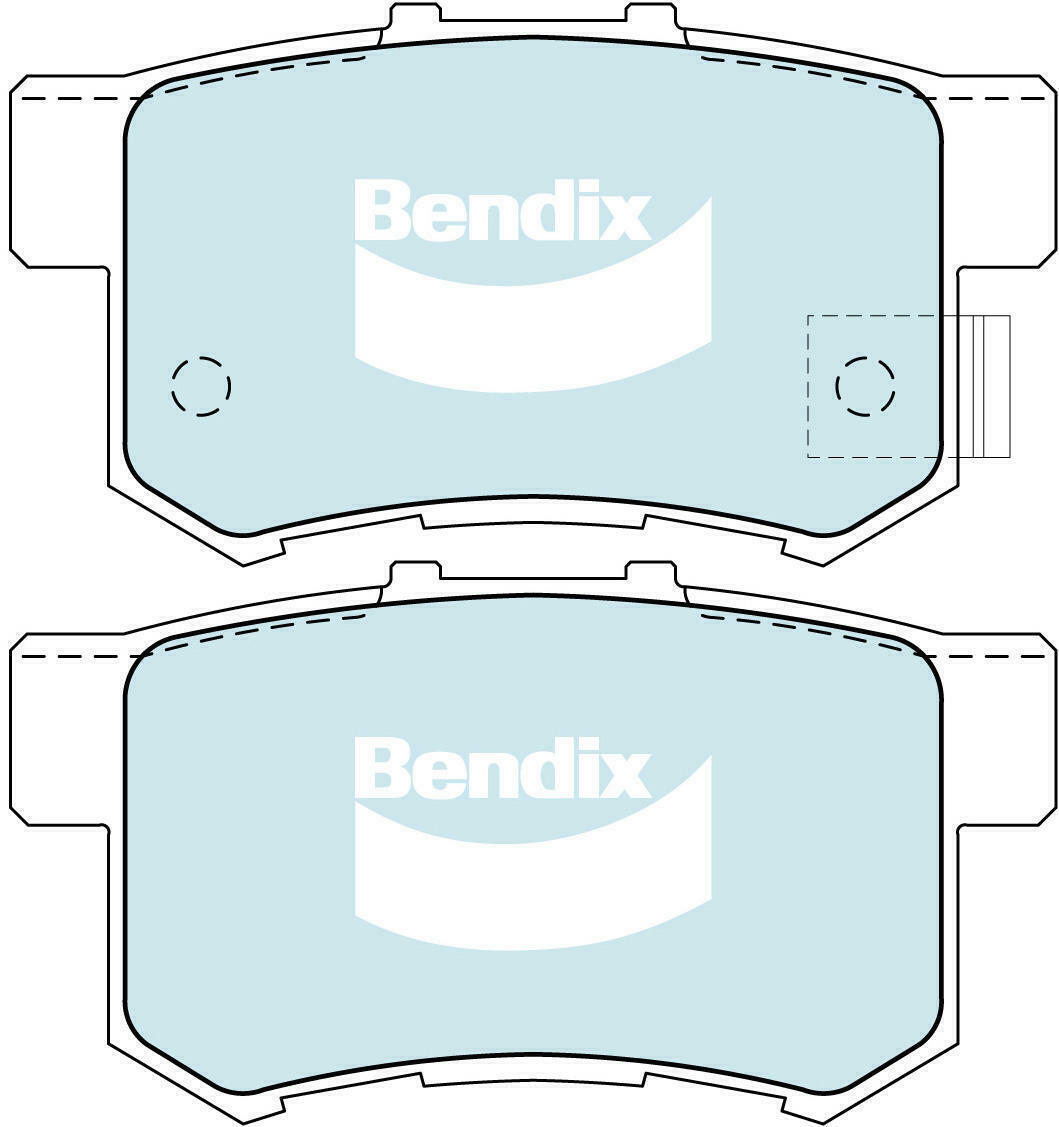 Brake Pads General CT Bendix DB1230GCT for Honda Jazz GD GE3 GE2