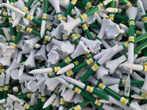 Golf Tees Plastic Truestrike 2 3/4 Green Jacket Premium 2.75 Golf Tees