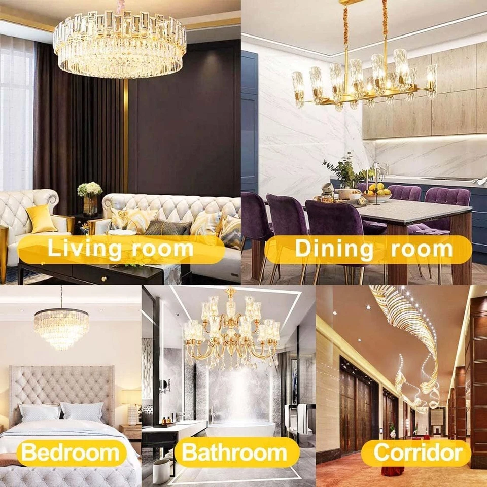 Diodesy 4PK LED Chandelier Light Bulb, GY6.35 Bi-Pin Base, 5W, 60W, 2700K 550LM - Image 3 of 4