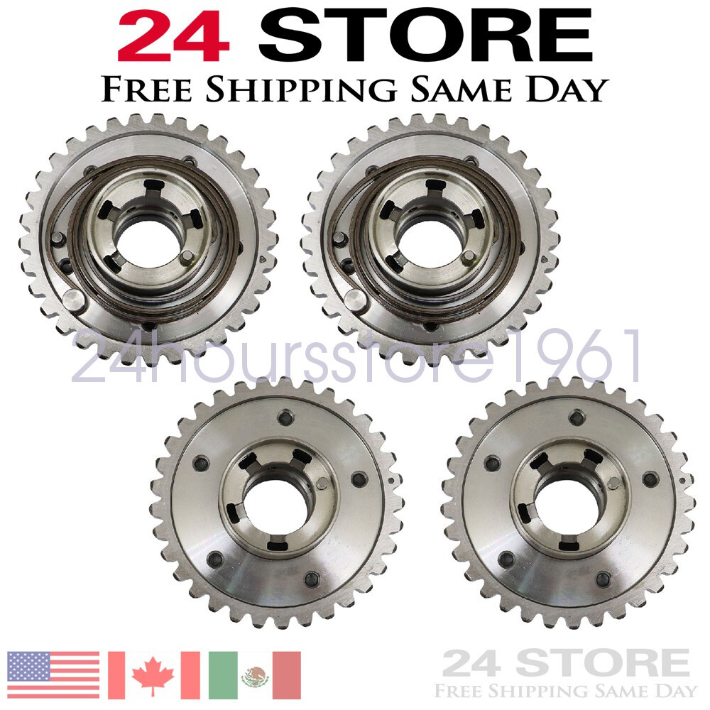 2x Inlet + 2x Outlet VVT Camshaft Phasers For Maserati Ghibli Quattroporte 3.0L