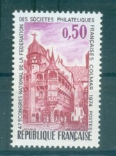 France 1974 - Y & T  n. 1798 - Fédération des Sociétés philatéliques françaises