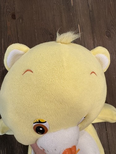 Care Bears Jumbo 24” FUNSHINE Sunshine Bear VTG 2002 Yellow Plush EUC - Picture 7 of 13