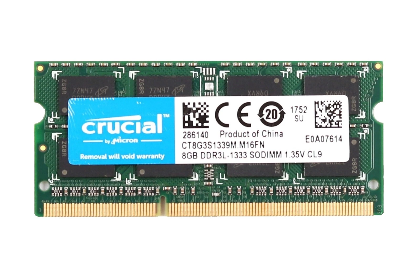 Crucial DDR3 SDRAM 8 GB de capacidad por módulo de memoria (RAM)