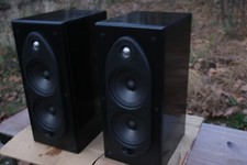 Polk RT55 Large Bookshelf Dual Woofers Very Good Polyurethaned, Sound Great