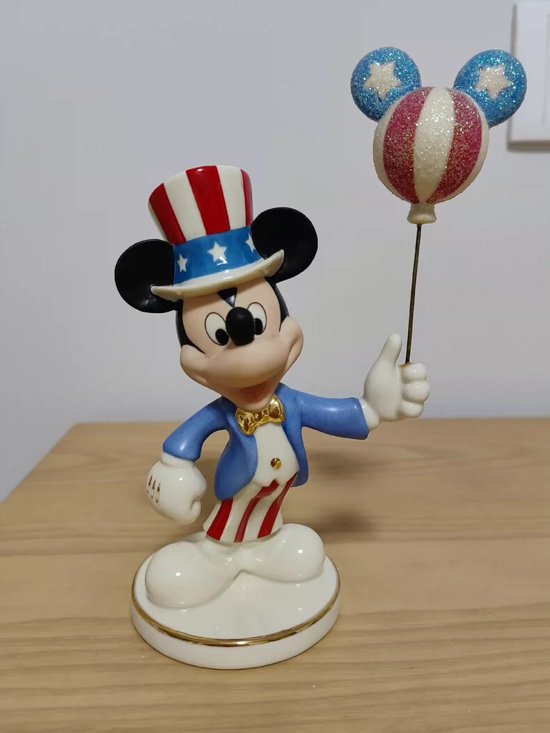 LENOX Disney Americana Mickey Edición Limitada Raro Colección de Esculturas De Colección