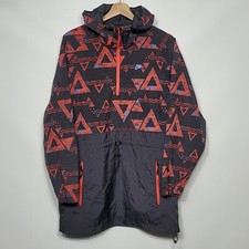 Nike Hooded Windbreaker Womens Large Zip Up Lightweight 1/4 Zip Jacket