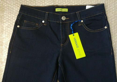 Versace Jeans women's A.Round studs jeans size 27 - Skinny - Picture 8 of 9