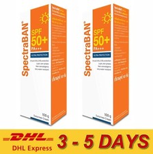 2 x 100g Stiefel SpectraBAN SUNSCREEN Super Protection UVA-B SPF50  Express 