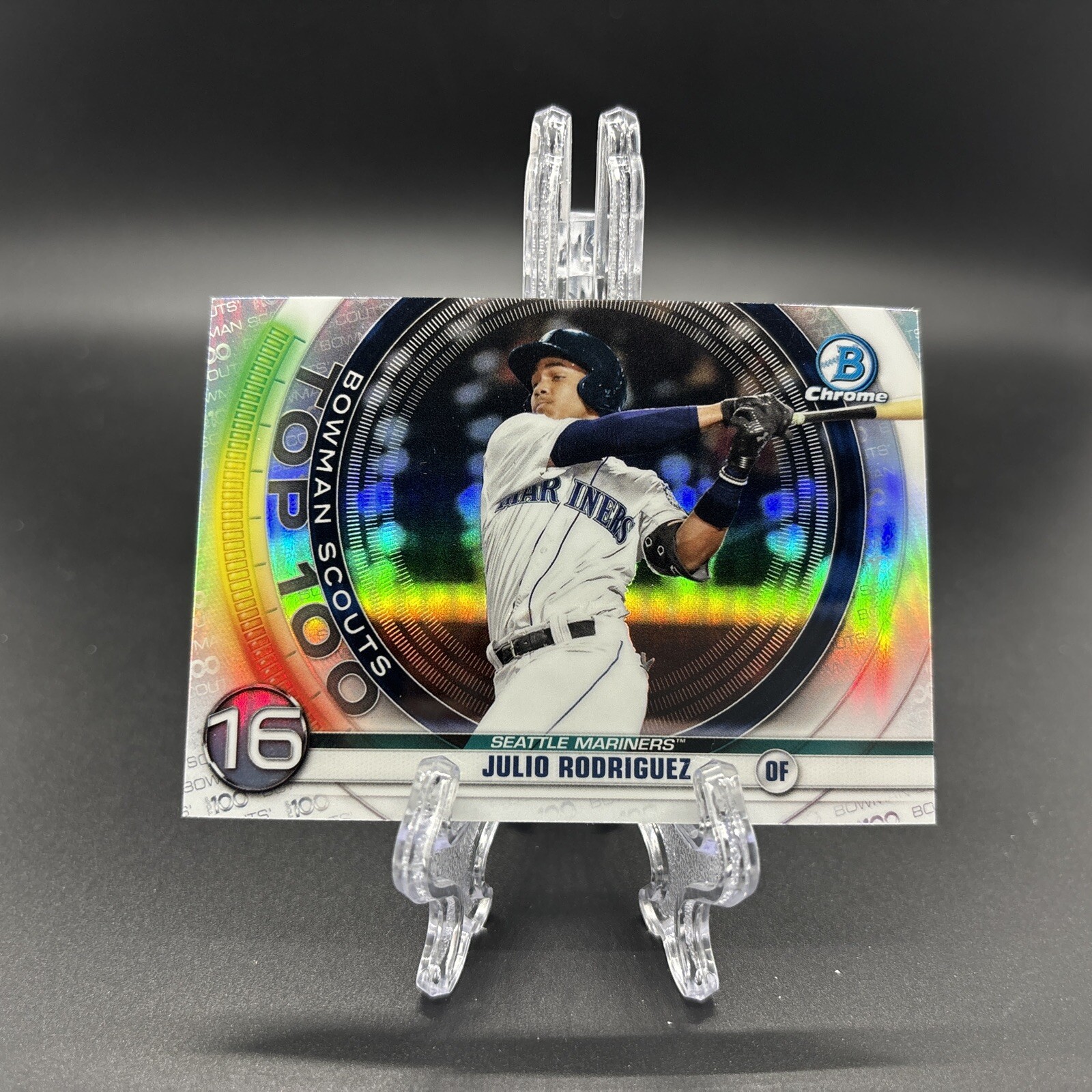 2020 Bowman Chrome Scouts Top 100 Julio Rodriguez R31456