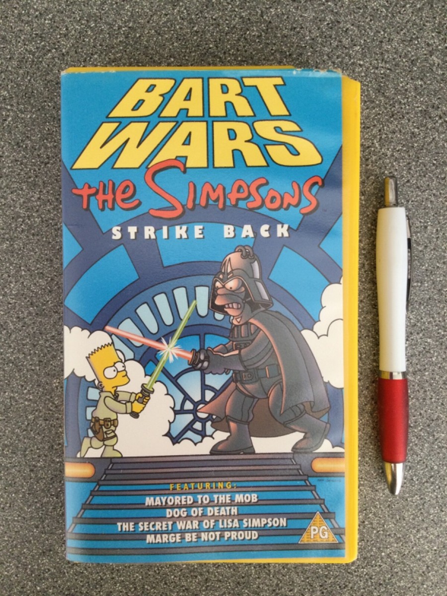 BART WARS The Simpsons Strike Back VHS Video tape UK