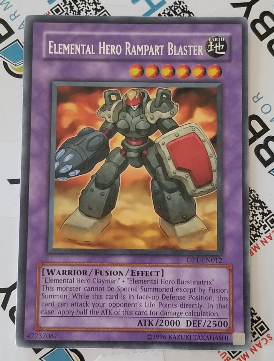 Yugioh- Elemental Hero Rampart Blaster - DP1-EN012 - LP Condition