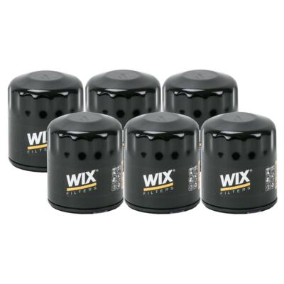 Wix Set of 6 Engine Oil Filters for Chevrolet Buick Cadillac Dodge GMC Isuzu