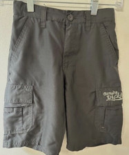 Boys Gray Genuine Dickie Cargo Shorts Authentic Boys Size 6