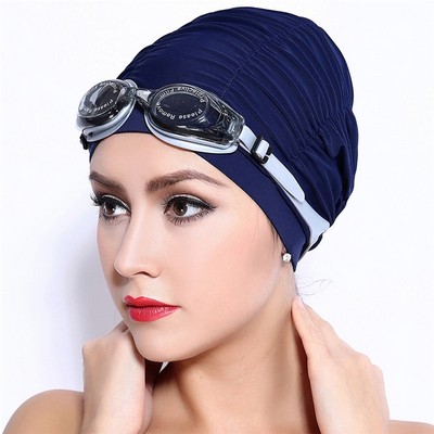Swimming Caps For Long Hair Swim Cap Bathing Hats Lycra Beanie For
