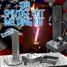 Custom Fire Pit - DIY Welding Projects Kit, Smudge Pot, Fire Pit, DIY Waste Oil