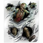 HALLOWEEN ZOMBIE INSTA MURAL SCENE SETTER PARTY WALL DECORATION POSTER SKELETON