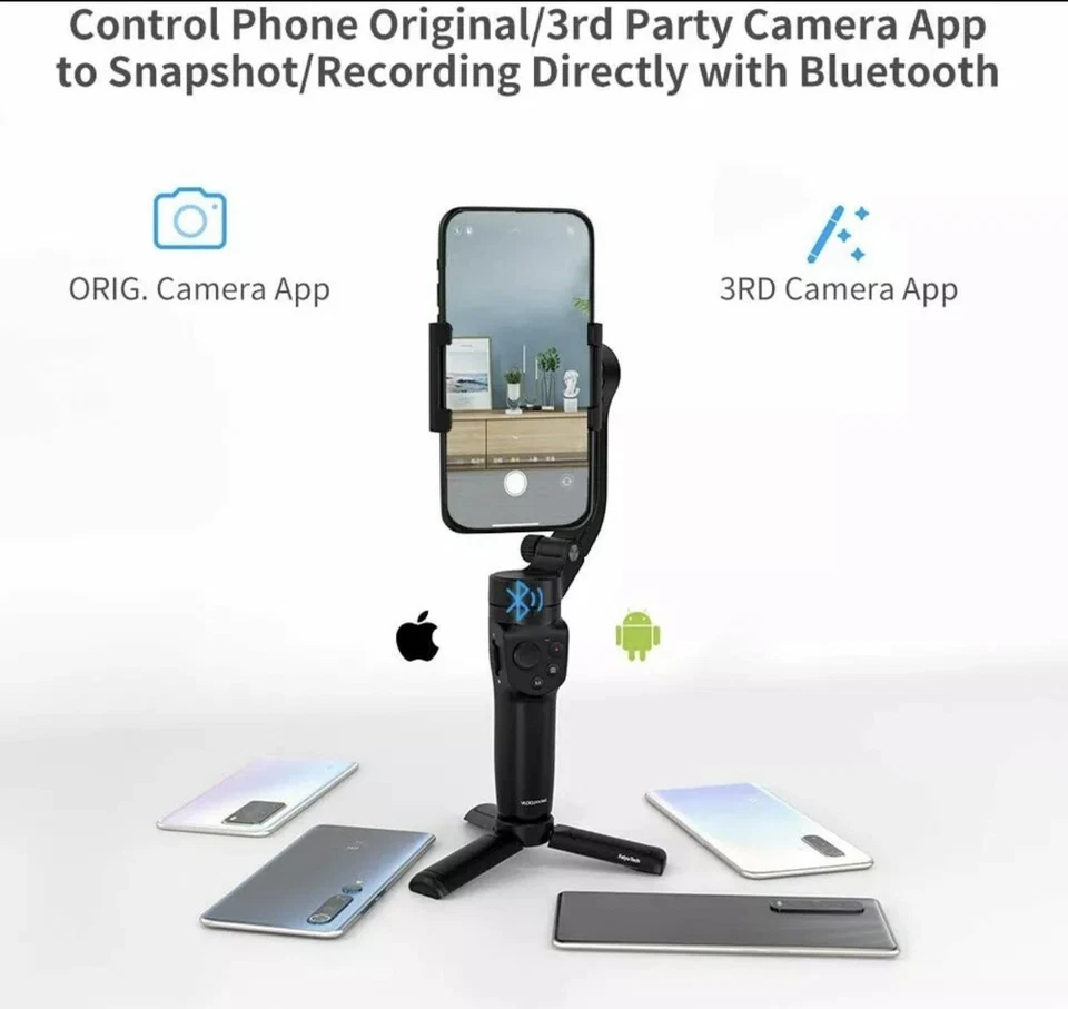 Feiyu Vlog Pocket 2 Handheld iPhone Android 3-Axis Gimbal Foldable Stabilizer . - Image 4 of 4