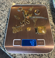 10K/12K/14K Gold Filled Jewelry/Scrap Lot 48g Vintage