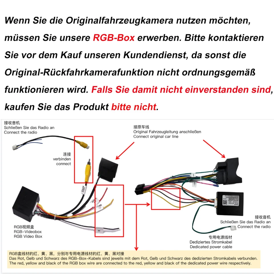 Für Golf 5 6 Plus Touran Caddy Jetta  Autoradio Android 15 4+64G Carplay GPS NAV - Bild 4 von 4