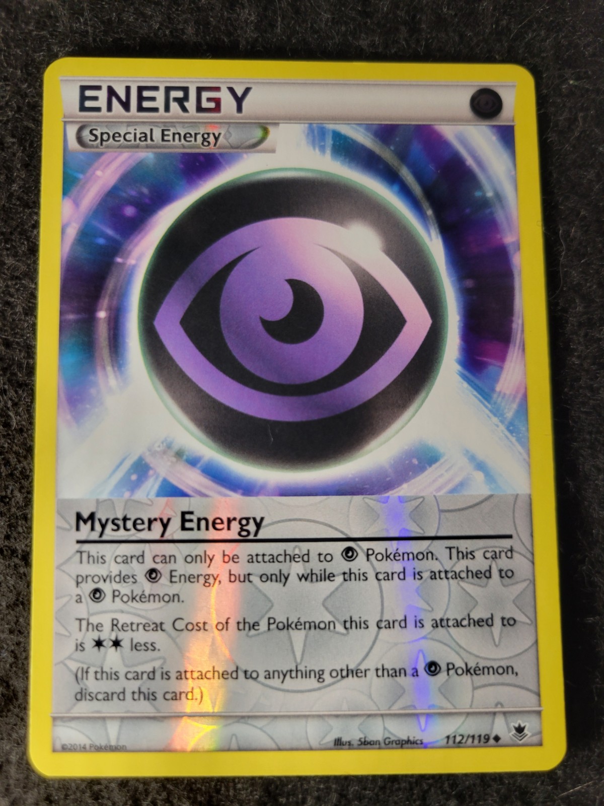 Pokemon - XY Phantom Forces - Mystery Energy 112/119 Reverse Holo