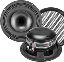 6.5" Shallow Coaxial Car Audio Speaker 2X 6CX380-4 Slim Loudspeakers with Built-