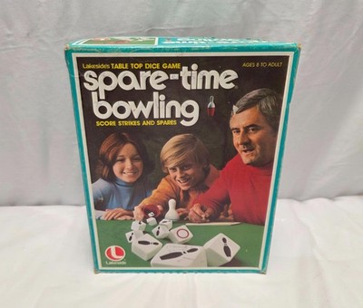 1977 Vintage Spare-Time Bowling Table Top Dice Game Complet by Lakeside