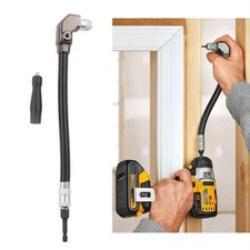 Adjustable Flexible Drill Extension Right Angle Drill Holder Shaft Screwdriver