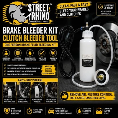 Brake Bleeder Kit Clutch Tool Brake Fluid Bleeding Kit For Honda Civic - Image 1 of 4