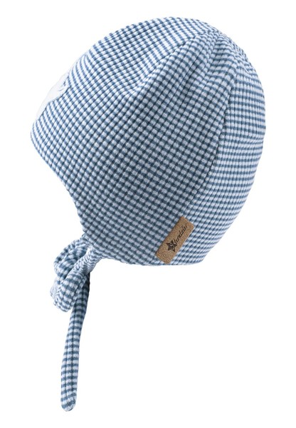 Sterntaler Jungen Beanie Dino MüTze Mit Ohrenklappen & Bindeband Fleece Blau-image