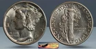 1942 Mercury Dime, Brilliant Uncirculated, Silver, Ryan's Rare Coins, C8353