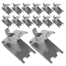 20pcs Metal Freezer Clip: Refrigerator Shelf Bracket Supports - Metal Cooler