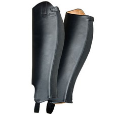 Euroriding Glattlederchaps Vechta schwarz