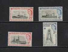 S7573   Falkland Islands   1964   Battle of the Falklands   4v.   MNH
