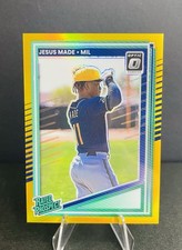 2025 Panini Donruss - Optic Rated Prospects Jesus Made #162 Gold Prizm /10 (RC)