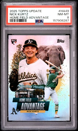 Nick Kurtz #HA-49 2025 Topps Update Homefield Advantage card