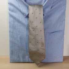 Neck Tie Mens Gray Solid Formal Suit Dress Party Minimal Groom Casual London