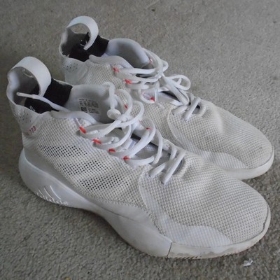 Adidas D Rose 773 2020 White Solar Red FW8657 Herren UK 10 Free UK P+P