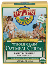 Earths Best Cereal Oatmeal Org 8 Oz