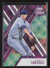 2017 Panini Elite Extra Edition Aspirations Purple #63 Evan Steele 180/200