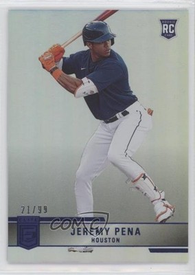 2022 Panini Chronicles Elite Blue 21/99 Jeremy Pena #39 Rookie RC 10k8