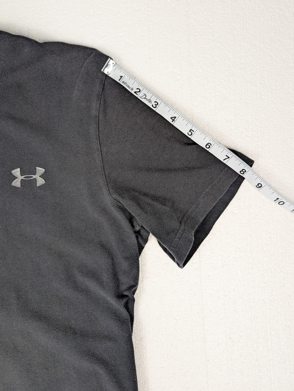 Under Armour T-Shirt Men's S Loose Fit Heat Gear Black Charged Logo Workout thumbnail 8