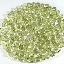 Preciosa Genuine Czech Round MC Faceted Crystals Jonquil yellow Beads 3mm 4mm 6m