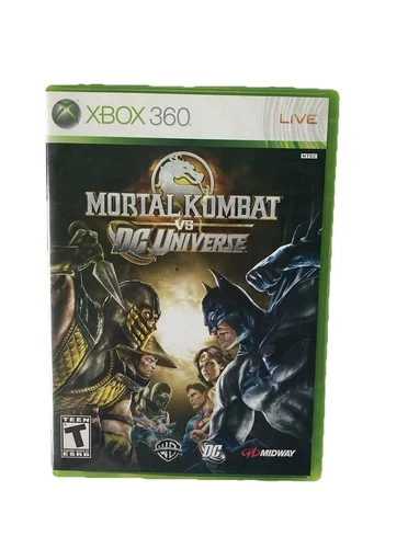 Mortal Kombat vs. DC Universe (Xbox 360, 2008) Complete w/ Manual Tested!