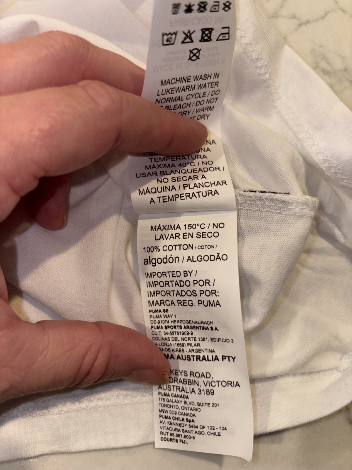 Puma Serve It Graphic Crew Neck Short Sleeve Tennis T-Shirt Men's White Tee XXL thumbnail 5